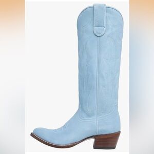 Macie Bean Baby Blue Suede Boots